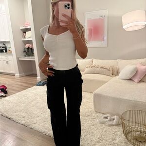 TNA Black Cargo Pants